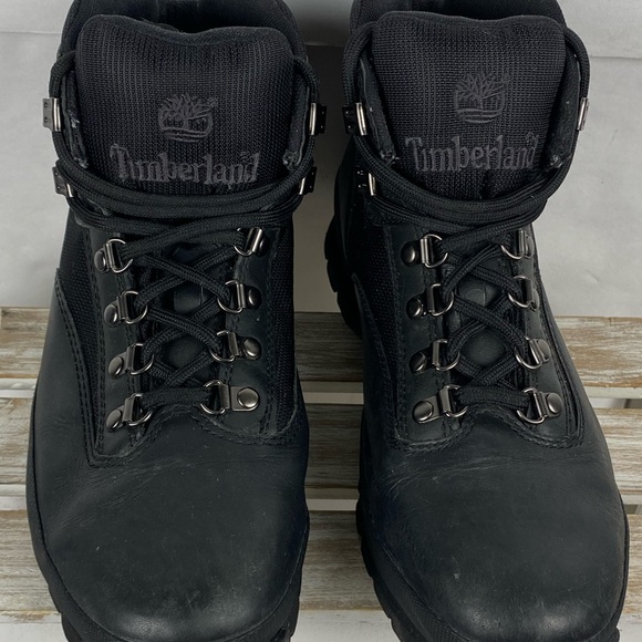Timberland Euro Hiker field Boot Black leather and fabric. men’s Size 11M main image 7